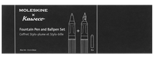 Load image into Gallery viewer, Moleskine x Kaweco Fountain Pen and Ballpen Set, Black
