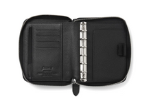 Load image into Gallery viewer, Filofax Norfolk Pocket Black Compact Zip-2026
