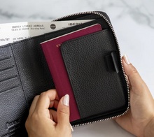 Load image into Gallery viewer, Filofax Norfolk Pocket Black Compact Zip-2026
