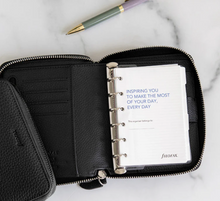 Load image into Gallery viewer, Filofax Norfolk Pocket Black Compact Zip-2026
