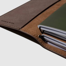 Load image into Gallery viewer, Cloth &amp; Paper - Traveler&#39;s Notebook Set | Espresso: Espresso

