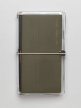 Load image into Gallery viewer, Cloth &amp; Paper - Clear Vinyl Travel Notebook Cover | A5 Slim: A5 Slim
