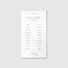 Load image into Gallery viewer, Cloth &amp; Paper - Clear Label Stickers | Legend: Clear Label Stickers | Legend
