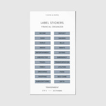 Load image into Gallery viewer, Cloth &amp; Paper - Clear Label Stickers | Financial: Clear Label Stickers | Financial
