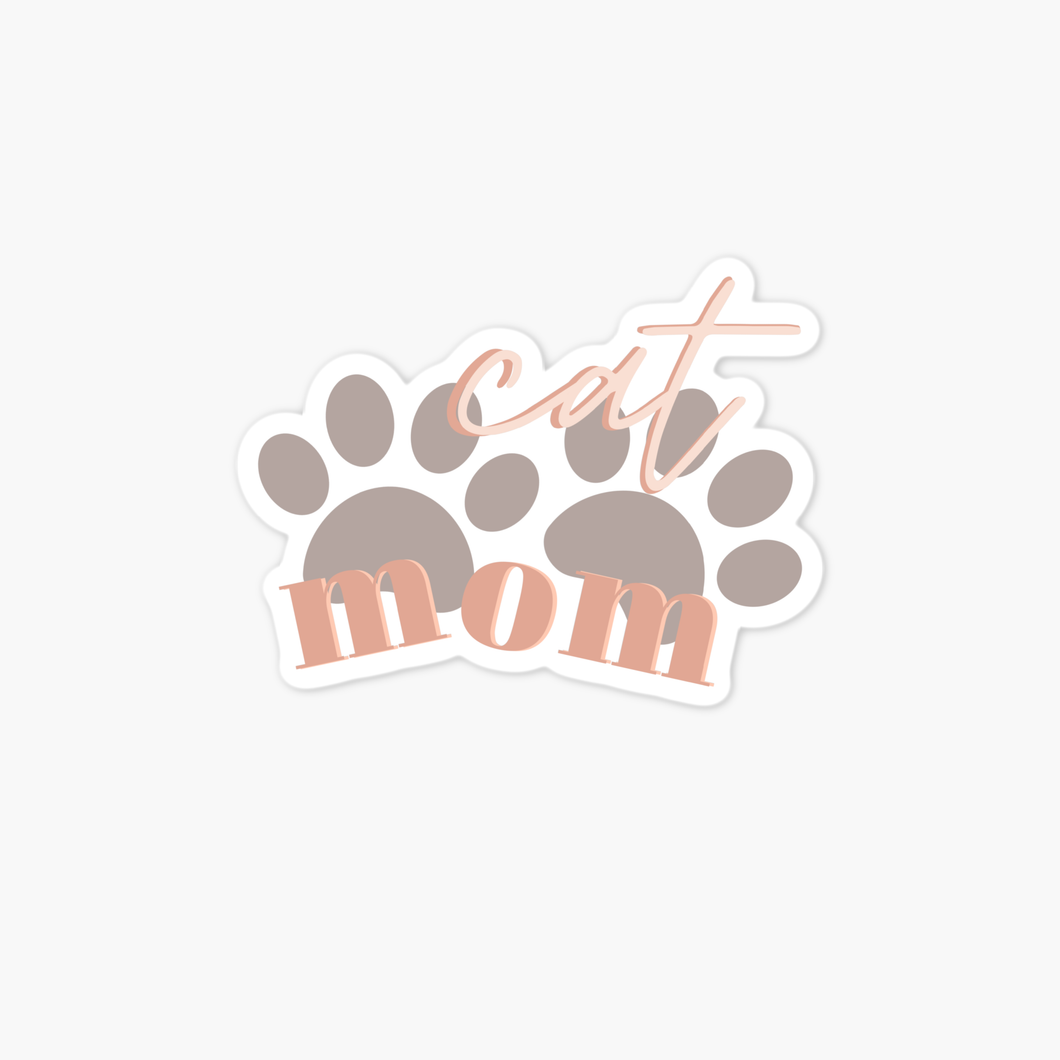 EFP - Cat Mom - Die Cut Sticker