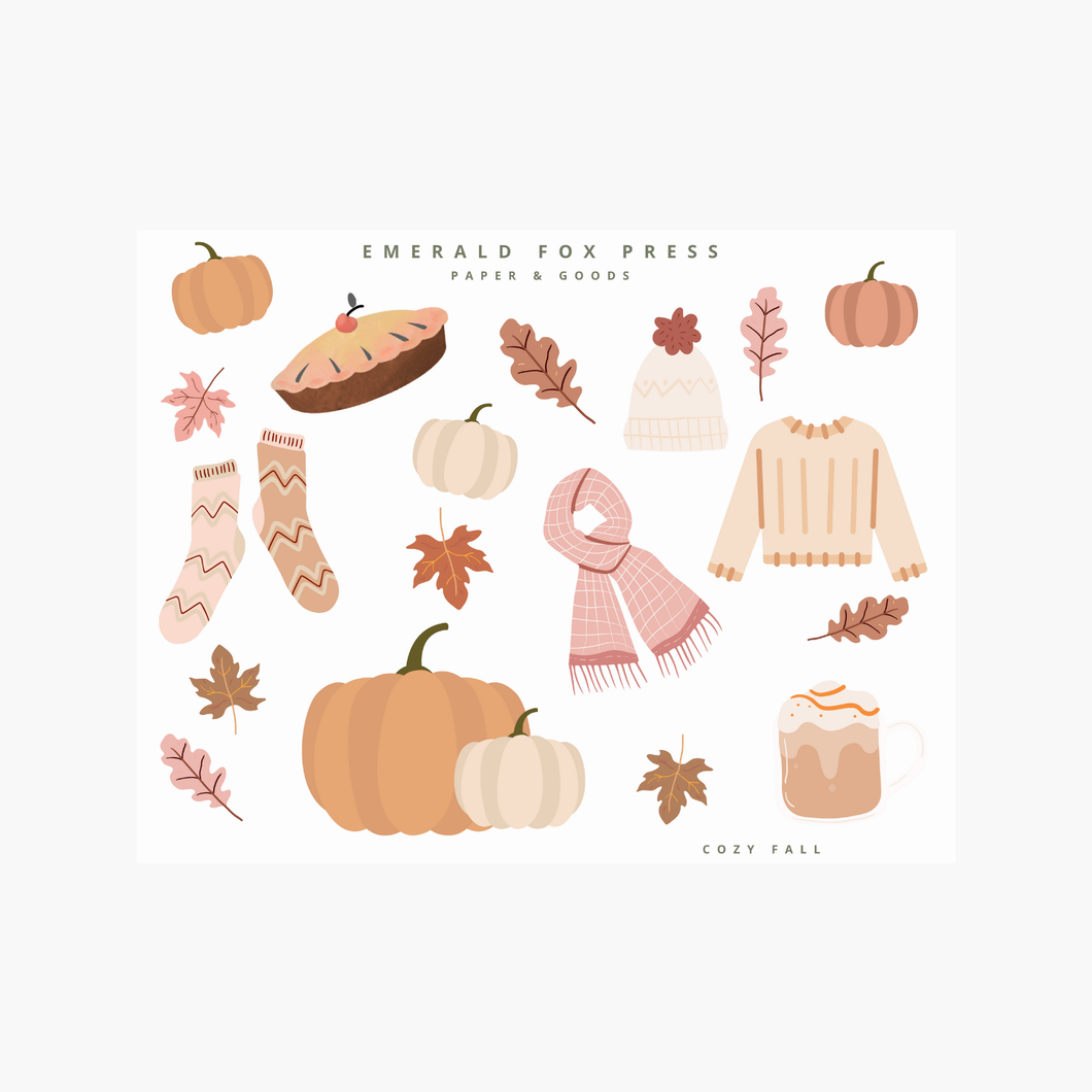 EFP - Cozy Fall - Sticker Sheet