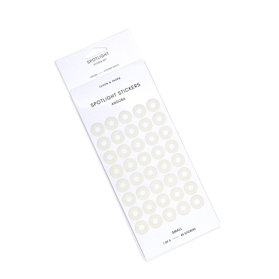 Cloth & Paper - Spotlight Sticker Set-Angora