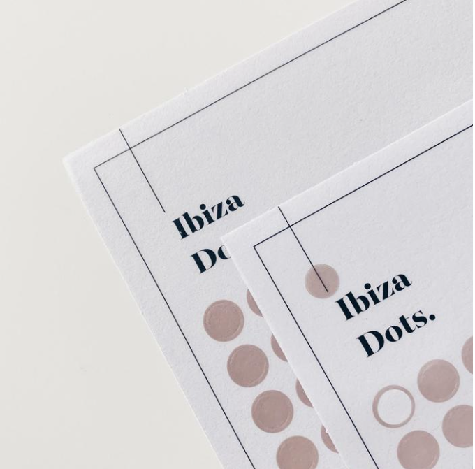 Transparent Dot Stickers-Ibiza