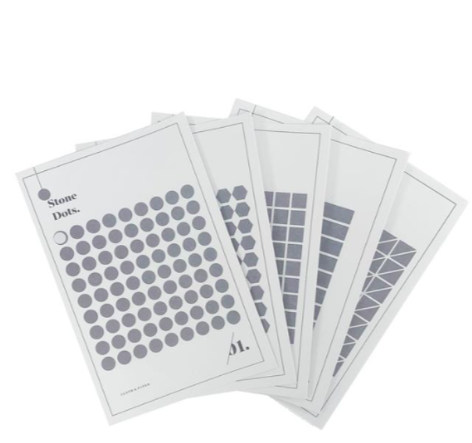 Minimal Sticker Set-Stone