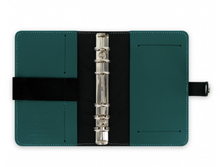Load image into Gallery viewer, Filofax The Original Personal Organizer Dark Aqua-no calendar
