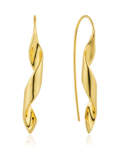 Ania Haie Gold Helix Hook Earrings