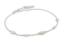 Load image into Gallery viewer, Ania Haie Opal Colour Silver Bracelet
