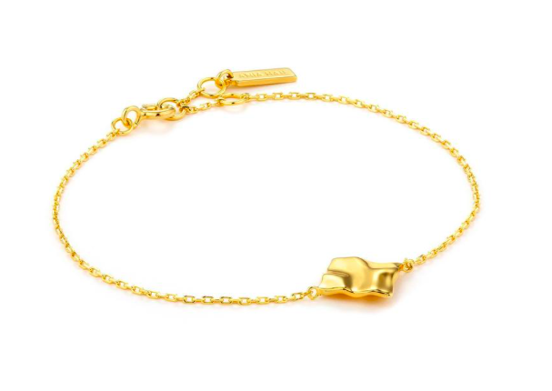 Ania Haie Gold Crush Square Bracelet