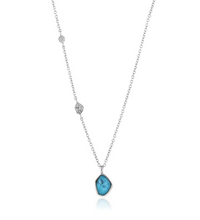 Load image into Gallery viewer, Ania Haie Turquoise Pendant Silver Necklace
