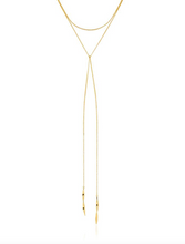 Load image into Gallery viewer, Ania Haie Silver Helix Lariat Necklace
