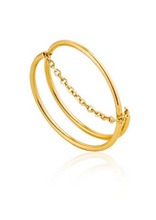 Load image into Gallery viewer, Ania Haie Modern Twist Chain Ring
