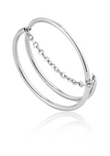 Load image into Gallery viewer, Ania Haie Modern Twist Chain Ring
