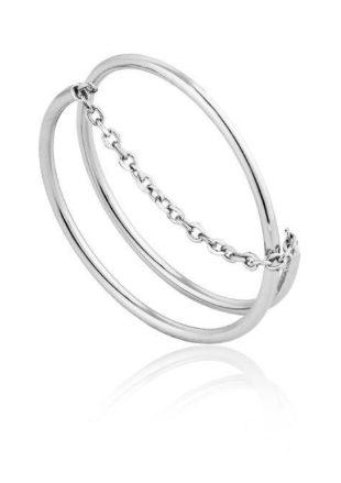 Ania Haie Modern Twist Chain Ring