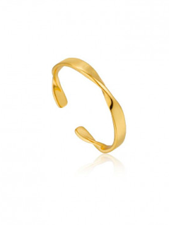 Ania Haie Twister Gold Tone Ring