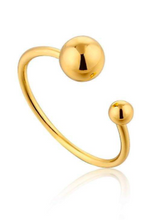 Load image into Gallery viewer, Ania Haie Out Of This World Orbit Adjustable Ring - Shiny Gold
