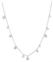 Load image into Gallery viewer, Ania Haie Geometry Class Mixed Discs Sterling Silver Necklace
