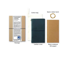 Load image into Gallery viewer, TRAVELER&#39;S NOTEBOOK LEATHER JOURNAL - BLUE
