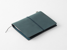 Load image into Gallery viewer, TRAVELER&#39;S NOTEBOOK PASSPORT LEATHER JOURNAL - BLUE
