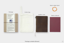 Load image into Gallery viewer, TRAVELER&#39;S NOTEBOOK PASSPORT LEATHER JOURNAL - BROWN
