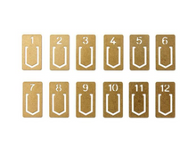 Load image into Gallery viewer, TRAVELER&#39;S COMPANY BRASS PAGE MARKERS
