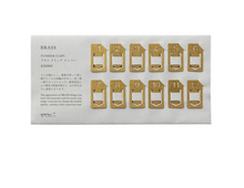 Load image into Gallery viewer, TRAVELER&#39;S COMPANY BRASS PAGE MARKERS
