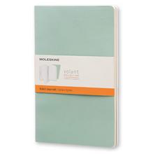Load image into Gallery viewer, Moleskine Volant Journal, Soft Cover,Large, Sage Green 96 Pages
