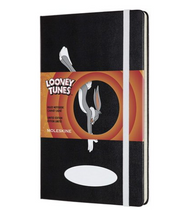 Load image into Gallery viewer, Moleskine Looney Tunes Large Ruled Bugs Bunny Ruled Notebook
