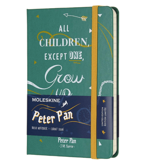 Moleskine Limited Edition Peter Pan, Notebook, Pocket, Ruled, Cerulean Blue