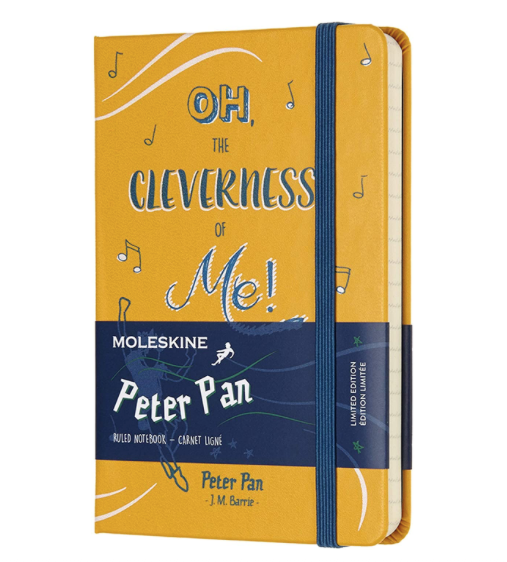 Moleskine Limited Edition Peter Pan, Notebook, Pocket, Ruled, Peter Orange Yellow