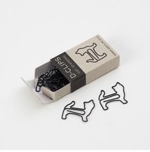 Load image into Gallery viewer, Midori D-clip Cat Paperclips
