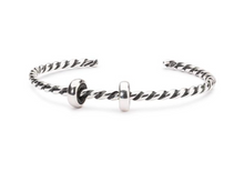 Load image into Gallery viewer, Trollbeads Sterling Silver TWISTED SILVER BANGLE
