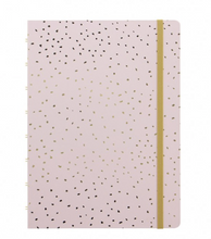 Load image into Gallery viewer, Filofax Confetti A5 Refillable Notebook in Rose Quartz
