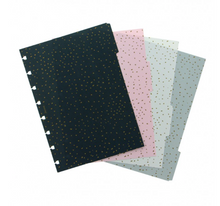 Load image into Gallery viewer, Filofax Confetti A5 Notebook Dividers
