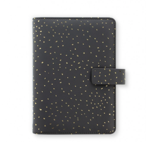 Filofax Confetti Personal Organizer in Charcoal