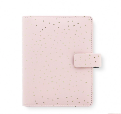 Filofax Confetti Pocket Organizer in Rose Quartz