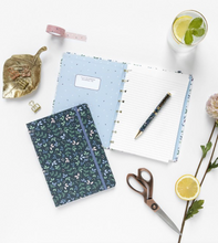 Load image into Gallery viewer, Filofax Garden A5 Refillable Notebook in Dusk
