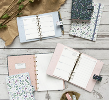 Load image into Gallery viewer, Filofax Garden A5 Refillable Notebook in Dusk
