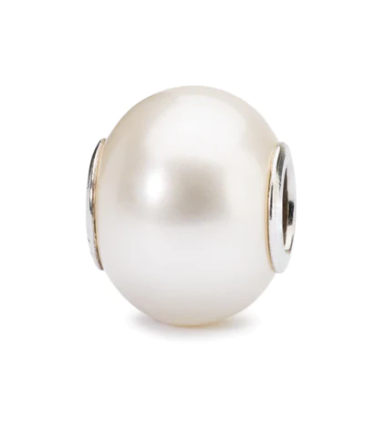 Trollbeads White Pearl