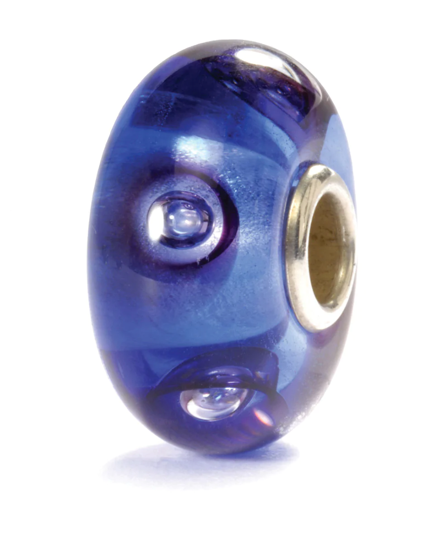 Trollbeads Clear Blue Bubbles