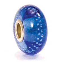 Load image into Gallery viewer, Trollbeads Silver Trace Blue/Cerise
