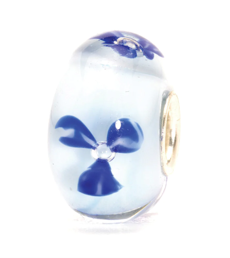 Trollbeads Light Blue Flower