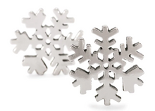 Load image into Gallery viewer, Trollbeads Snowflake Earrings
