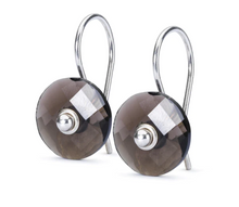 Load image into Gallery viewer, Trollbeads Smoky Quartz Earrings
