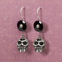 Load image into Gallery viewer, Trollbeads Onyx Earrings
