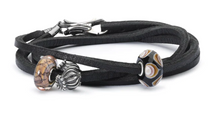 Load image into Gallery viewer, Trollbeads Leather Bracelet Black
